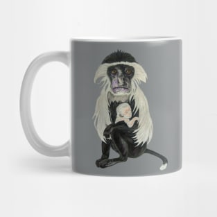 Colobus with the Sleeping Baby Mug